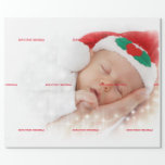 BABY EERSTE CHRISTMAS CADEAUPAPIER<br><div class="desc">BABY eerste CHRISTMAS-verpakkingspapier</div>