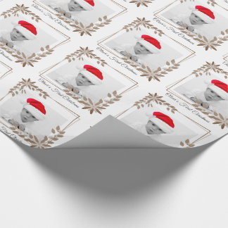 BABY EERSTE CHRISTMAS FOTO PORTRAIT GIFT WRAPPING CADEAUPAPIER