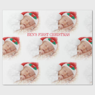 BABY EERSTE CHRISTMAS WRAPPINGPAPIER CADEAUPAPIER