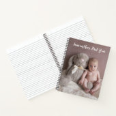Baby eerste jaar fotojournaal notitieboek (Binnen)