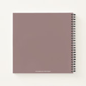 Baby Eerste jaarblad Notitieboek (Achterkant)