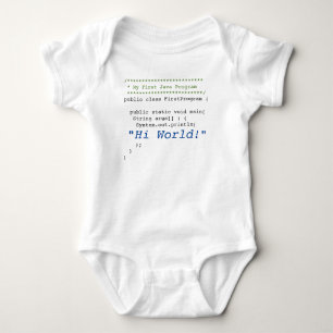 Baby Eerste Java-programma Romper