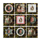 Baby Eerste Kerst Foto Keramisch Ornament