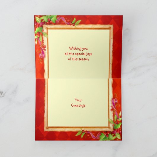 Baby Eerste kerst Kaart (Binnen)