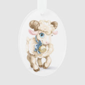 Baby - Eerste kerst - Lam Ornament (voorkant)