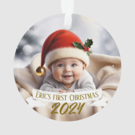 Baby Eerste kerst Schattigee vos Ornament