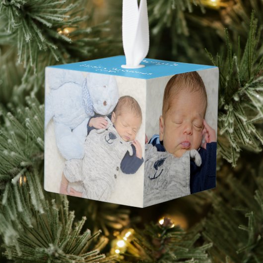 Baby Eerste Kerst Vijf foto's Keepsake Decoratie (Boom)