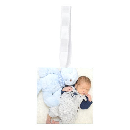 Baby Eerste Kerst Vijf foto's Keepsake Decoratie (Voorkant)