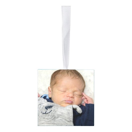 Baby Eerste Kerst Vijf foto's Keepsake Decoratie (Rechts)