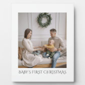Baby eerste kerstfoto fotoplaat (Voorkant)