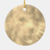 Baby eerste kerstfoto keramisch ornament (Achterkant)