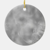 Baby eerste kerstfoto keramisch ornament (Achterkant)