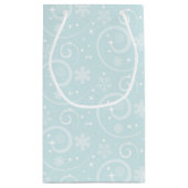 Baby eerste kerstfoto klein cadeauzakje (Achterkant)