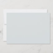 Baby eerste kerstfoto Moderne foliage Feestdagenkaart (Achterkant)