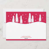 Baby eerste kerstfotokaart feestdagenkaart (Achterkant)