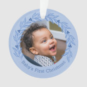 Baby eerste kerstfotoversiering ornament (voorkant)
