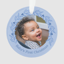 Baby eerste kerstfotoversiering