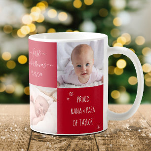 Baby Eerste kerstgrootouders 4 Foto aangepast Koffiemok