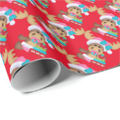 Baby eerste kerstinpakpapier cadeaupapier (Rol Hoek)