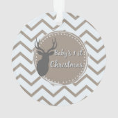Baby Eerste Kerstkerst Ornament (achterkant)