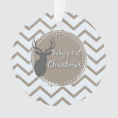 Baby Eerste Kerstkerst Ornament (voorkant)