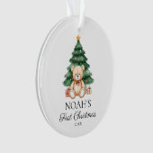 Baby Eerste Kerstkerst Ornament (voorkant)
