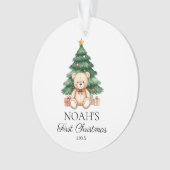 Baby Eerste Kerstkerst Ornament (voorkant)
