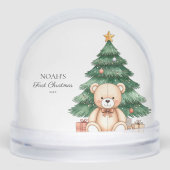 Baby Eerste Kerstkerst Sneeuwbol (Voorkant)