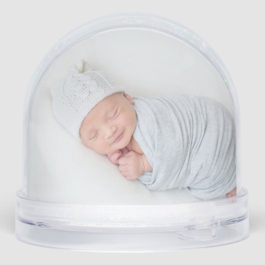 Baby Eerste Kerstkerst Sneeuwbol (Achterkant)