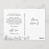 Baby Eerste Kerstmis, Aankondiging met Foto Briefkaart (Achterkant)