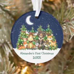 Baby Eerste Kerstmis Luchtvee Ornament