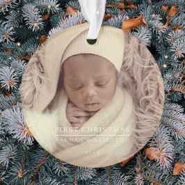 Baby Eerste Kerstmis Moderne Baby Ornament