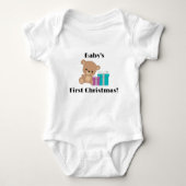 Baby Eerste Kerstmis! Romper (Voorkant)