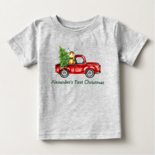 Baby Eerste Kerstmis Roodboom Moose Grey