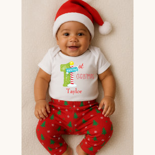 Baby Eerste Kerstmis Thema Noordpool Romper