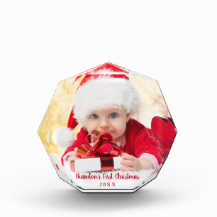 Baby Eerste Kerstrood script O Fotoblokken