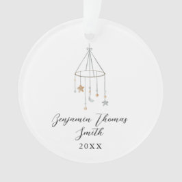 Baby eerste kerstster mobiele acrylversiering ornament