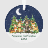 Baby eerste kerstvizieren met luchtvesten ornament (achterkant)