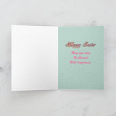 Baby eerste Paskaart met foto Feestdagen Kaart (Binnen)