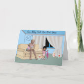 Baby eerste stap kaart (Voorkant)