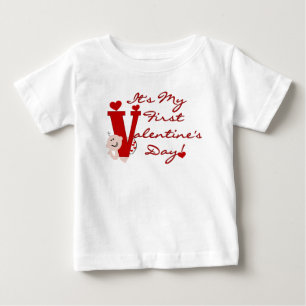 Baby eerste Valentijnsdag