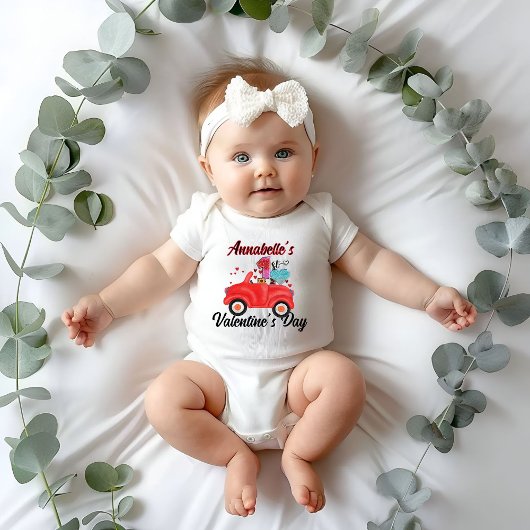 Baby Eerste Valentijnsdag Eerste verjaardag Romper