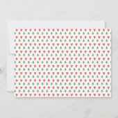 Baby eerste verjaardag meloen fotokaart kaart (Achterkant)