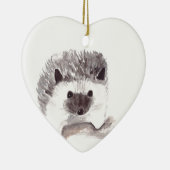 baby egel  bosbos rustige baby keramisch ornament (Rechts)