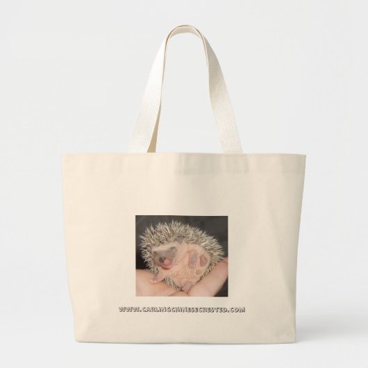 Baby egel canvas tas (Voorkant)