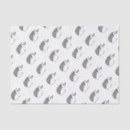 Baby egel dierlijke Waterverf Zwarte Patroon Kinde Tissuepapier