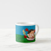 Baby Egel Espresso Kop (Voorkant rechts)