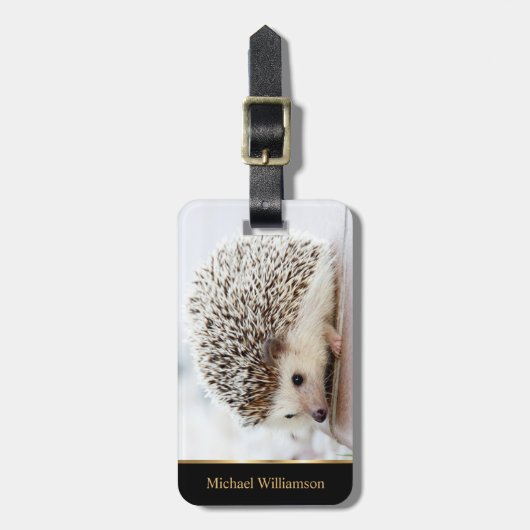 Baby-egel fotomonogram bagagelabel (Voorkant verticaal)