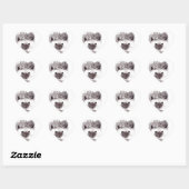 baby egel hart sticker (Vel)
