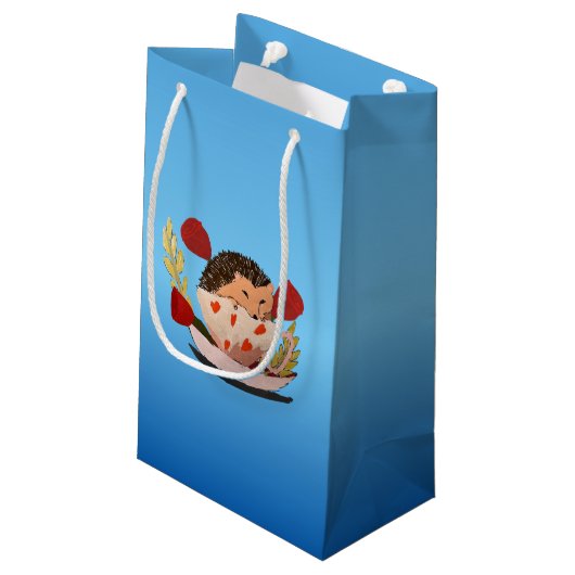 Baby Egel Klein Cadeauzakje (Achterkant Gekanteld)